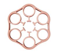 Egg Rack, Boiling Stand, 6.18x6.18x0.79in Steamer Holder, Silicone Base, Food Grade Material, Heat Resistant, Kitchen Tool, Cooking Utensil for Pressure Cooker, Steaming, Breakfast, Home, Meal Prep