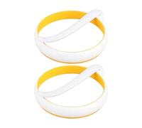Egg Ring - 2 Pièces Anneaux pour Œufs du Petit Déjeuner Moule à Pancakes | Accessoire de Cuisine Antiadhésif pour Préparation Petit-Déjeuner Omelette Pancake Sandwich Burger Brunch Camping Maison