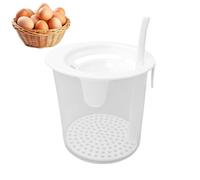 Egg Separator Tool - PP ABS Resin 4.41in Silicone Strainer Gadget | Egg Yolk White Separator, Kitchen Baking Tool, Cooking Straining Device For Home Chef Restaurant Outdoor Baking Usev