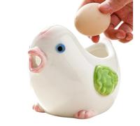 Egg Separator Tool - Smooth Cute Bird Shape Household Ceramic | Egg Yolk Separator Cup Baking Tool For Kitchen, Bakery, Home | Cafe, Diner, Bistro, Camp, Rv, Studio