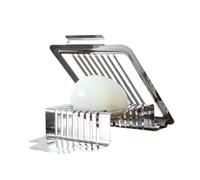 Egg Slicer Stainless Steel - Hard Boiled Egg Slicer | Food-Grade Metal Eggs Cutter | Multifunctional Eggs Cutting Tool Chopper Dicer | Food-Grade Stainless Steel Boiled Cutter,|Soft Hard Boileds