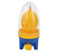 Egg Spinner Forme Forme Haute Torsion Rotation Homogène Faire un œuf doré portable à main le coussin en bleu avec un tampon de silicone de qualité alimentaire pour une utilisation (Bleu)