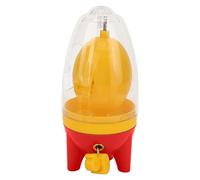 Egg Spinner Forme Forme Haute Torsion Rotation Homogène Faire un œuf doré portable à main le coussin en bleu avec un tampon de silicone de qualité alimentaire pour une utilisation (Rouge)