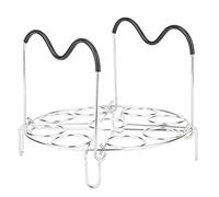 Egg Steamer Rack for Pressure Cooker | 9 Egg Stainless Steel Stand with Heat Tolerant Handle | Boiled Egg Cooker Tray for Wholesome Eating/Kitchen/Multi - Cooker