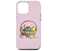 Egg-stra Adorable araignée sauteuse dans Un Panier de Pâques Coque pour iPhone 12 Pro Max
