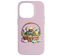 Egg-stra Adorable araignée sauteuse dans Un Panier de Pâques Coque pour iPhone 14 Pro