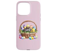 Egg-stra Adorable araignée sauteuse dans Un Panier de Pâques Coque pour iPhone 15 Pro Max