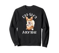 Egg-stra Adorable Corgi Mignon dans Un œuf de Pâques Sweatshirt
