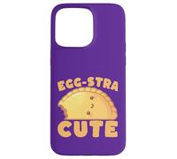 Egg-stra Cute Kawaii Egg Tart Pun Foodie Coque pour iPhone 15 Pro Max