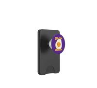 Egg-stra Design de Jeu de Mots en Forme d'œuf au Plat PopSockets PopWallet pour MagSafe