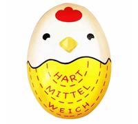 Egg Timer for Boiling Eggs - Heat Sensitive Color Changing Indicator, Cartoon Visual Soft Medium Hard Boiled Gauge, BPA Free Food Safe Resin, Ideal for Home Kitchen Dormitory Workplace