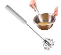 Egg Whisk, Egg Whisk, ABS, Stainless Steel Mixer Stirrer Milks Frother Handheld Beating Whisking Tools for Coffee, Milk, Baking, Kitchen Stirring, and Mixing, 10.24x2.36 Inches