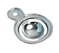 Egg Yolk Filtre Blanc - Séparateur d'œufs en acier inoxydable, outil de séparation d'œufs de qualité alimentaire | Œufs en métal extracteur de tamis blanc | Accessoires de préparation de pâtisserie de