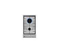 EGG3222N Plaque de cuisson à gaz encastrable en acier inoxydable de 29 cm, 2 brûleurs