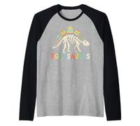 Eggasaurus Œufs de Pâques Stégosaure Dinosaure Chasse Garçons Enfants Manche Raglan