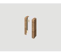 Egger Endstück li/re 6CM CUB Eiche rotbraun Embout, Bois