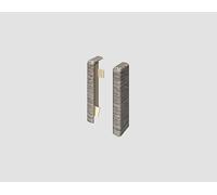 Egger Endstück li/re 6CM CUB Eiche Silber Embout, Bois