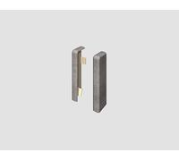 Egger Endstück li/re 6CM CUB Stein Grau Embout, Pierre