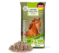 Eggersmann Mein Pferdefutter Combi Pellets 10 mm 25 kg - Nourriture mélangée à granulés pour Chevaux et poneys - Complément idéal pour l'alimentation à l'avoine et au Foin - Nourriture pour Chevaux
