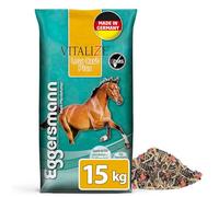 Eggersmann Vitalize Low Carb Plus 15 kg - Aliment pour Chevaux sans céréales - Convient aux Chevaux ayant des problèmes métaboliques - Aliment Naturel pour Chevaux Eggersmann