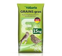 Eggersmann Volaris 15 kg de Grains Gras | Nourriture pour Oiseaux Sauvages Toute l'année | Nourriture dispersée Riche en Graisses pour Toutes Les espèces d'oiseaux