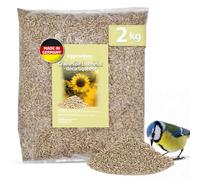 Eggersmann volaris Graines de tournesol pelées 2 kg - Nourriture pour oiseaux sauvages - Graines de tournesol pelées riches en gras et en énergie - Nourriture pour oiseaux sauvages sans coquilles pour