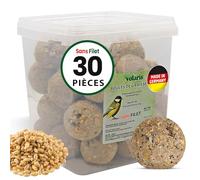 Eggersmann volaris - Lot de 30 Boules de mésanges sans Filet - Boules de Graisse avec Tous Les nutriments Importants