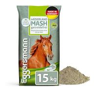 Eggersmann Weserland Mash sans céréales - Aliment digestif pour Chevaux sans mélasse, sans céréales ni Son de blé - Sac de 15 kg