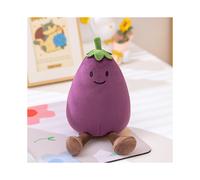 (Eggplant,15cm)Peluche Dessin Animé Fruits Légumes Peluche Poupée pour Enfants Décoration Chambre