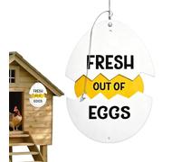 Eggs Sign - Eggs Sold Yard Sign | Rustic Sold Out Wall Art Vintage, For Farmhouse Wall Chicken Coop Kitchen Space Family Farm Market Stall Garden Patio