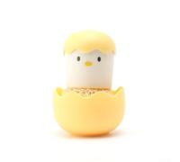 Eggshell Lot de 2 brosses de nettoyage en forme de poulet avec boule en nano-fibre, brosse de cuisine pour casseroles et poêles, poignée intégrée, design peu encombrant, options rose et jaune, lot de