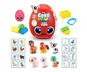 Eggy Wawa Learn at The Farm de ZURU, Jouet interactif pour bébés et Tout-Petits (28 cm)