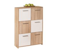 Egir Commode 6 portes, finition chêne Sonoma.