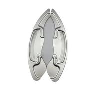 eglci Compatible avec Acura ILX 2012 2013 2014 2015 2016 2017 2018, Couvercle De Levier De Vitesse De Voiture, Extension De Changement De Vitesse De Volant Palette Levier de Vitesse(Silver)
