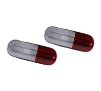 eglci Ensemble De Feu Arrière Compatible avec Chrysler PT pour Cruiser 2001 2002 2003 2004 2005 Kit De Boîtiers De Protection De Feu Arrière De Réflecteur De Pare-Chocs Arrière De Voiture(Red)