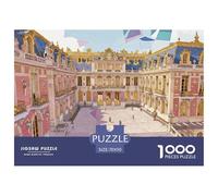 Église du Palais Puzzle en Bois Imperméable DIY Puzzles De 1000 Pièces pour Adultes Cadeaux Défi Et Casse-tête Jeux Éducatifs