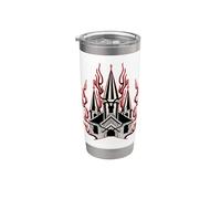 Église en feu Gobelet isotherme en acier inoxydable double paroi