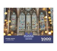 église Gothique 1000 Pièces Jigsaw Puzzle Architecture À Partir De 14 Ans Artistique Jeu Éduchatif Défi Activité Créative 70x50cm/1000pcs