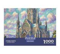 église Gothique 1000 Pièces Jigsaw Puzzle Architecture À Partir De 14 Ans Détente Jeu Éduchatif Défi Jouets 70x50cm/1000pcs