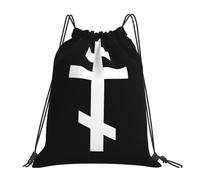 Église Orthodoxe Orientale Croix Christianisme Russe Et Grec Unisexe Sacs De Sport Léger Gym Sack Grand Sac À Dos À Cordon Pour Plage Piscine Gymnastique
