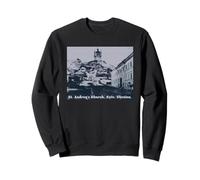 Église Saint-André, Kiev, Ukraine Baroque Vintage Souvenir Sweatshirt