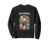 Église Sainte Catholique des Sept Sacrements Sweatshirt