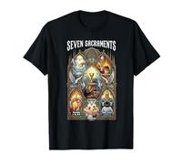 Église Sainte Catholique des Sept Sacrements T-Shirt