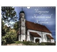 Églises et chapelles oubliées, Version française (Calendrier mural 2026 DIN A4 portrait), Calendrier CALVENDO mensuel