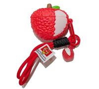 eglixu Coque 3D mignonne et intéressante en litchi mat brillant pour Airpods Pro/Pro 2, pour AirPods 4e, 3e, 2e et 1ère génération, avec cordon (AirPods 4, mat)