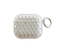 eglixu Coque à paillettes pour Airpods Pro 3 2025 avec anneau, coque de protection transparente brillante en TPU souple compatible avec Apple AirPods Pro 3e génération pour femmes et filles