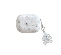 eglixu Coque en TPU pour écouteurs AirPods Pro 3 (version 2025), joli motif chiot chapeau bleu avec porte-clés, coque pour Apple AirPod Pro 3e génération pour garçons et filles