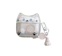 eglixu Coque mignonne pour AirPods Pro 3 - Oreilles de chat de dessin animé - Design créatif et intéressant - Coque de protection en TPU pour Air Pod Pro 3ème génération (A)