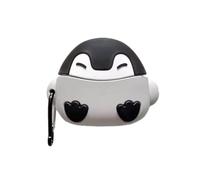 eglixu Coque pour AirPods Pro 3 2025 motif pingouin mignon de dessin animé, compatible avec écouteurs Air Pod Pro 3ème génération, doux au toucher, antidérapant, avec crochet (A)