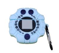 eglixu Coque pour écouteurs AirPods 4, dessin animé créatif Digimon Monster Digivice en silicone souple pour Apple AirPods 4ème